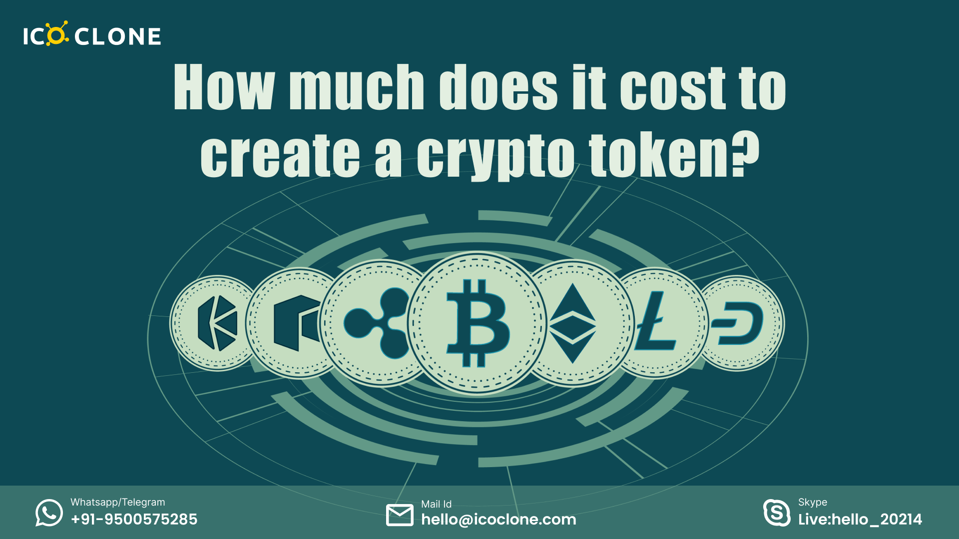 How much does it cost to create a cryptocurrency